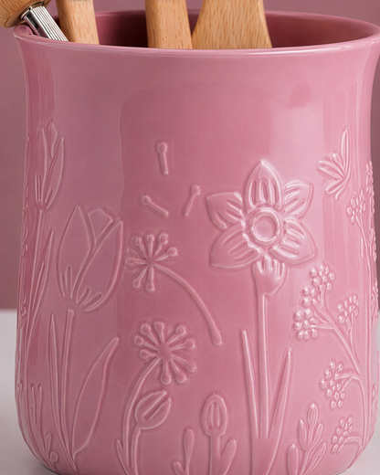 Utensil Holder - Pink
